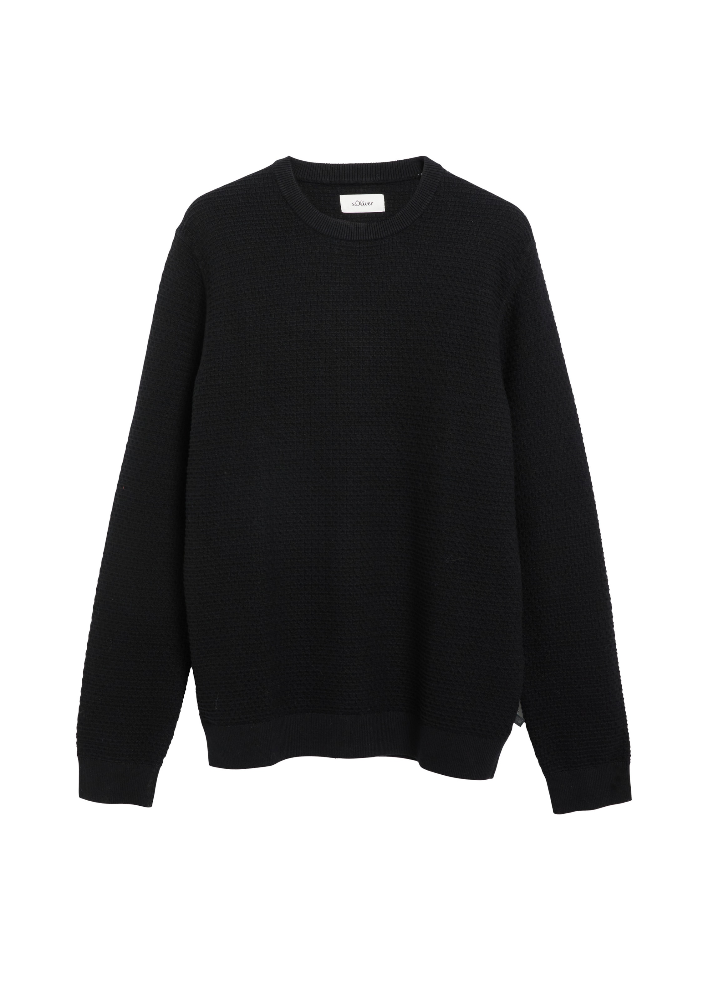 Pull-over s.Oliver en noir : devant