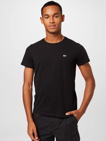 T-Shirt Tommy Jeans en noir : devant