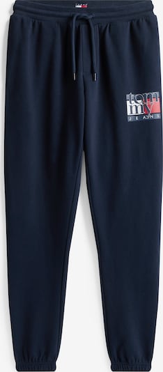 Tommy Jeans Hlače u mornarsko plava / crvena / bijela, Pregled proizvoda