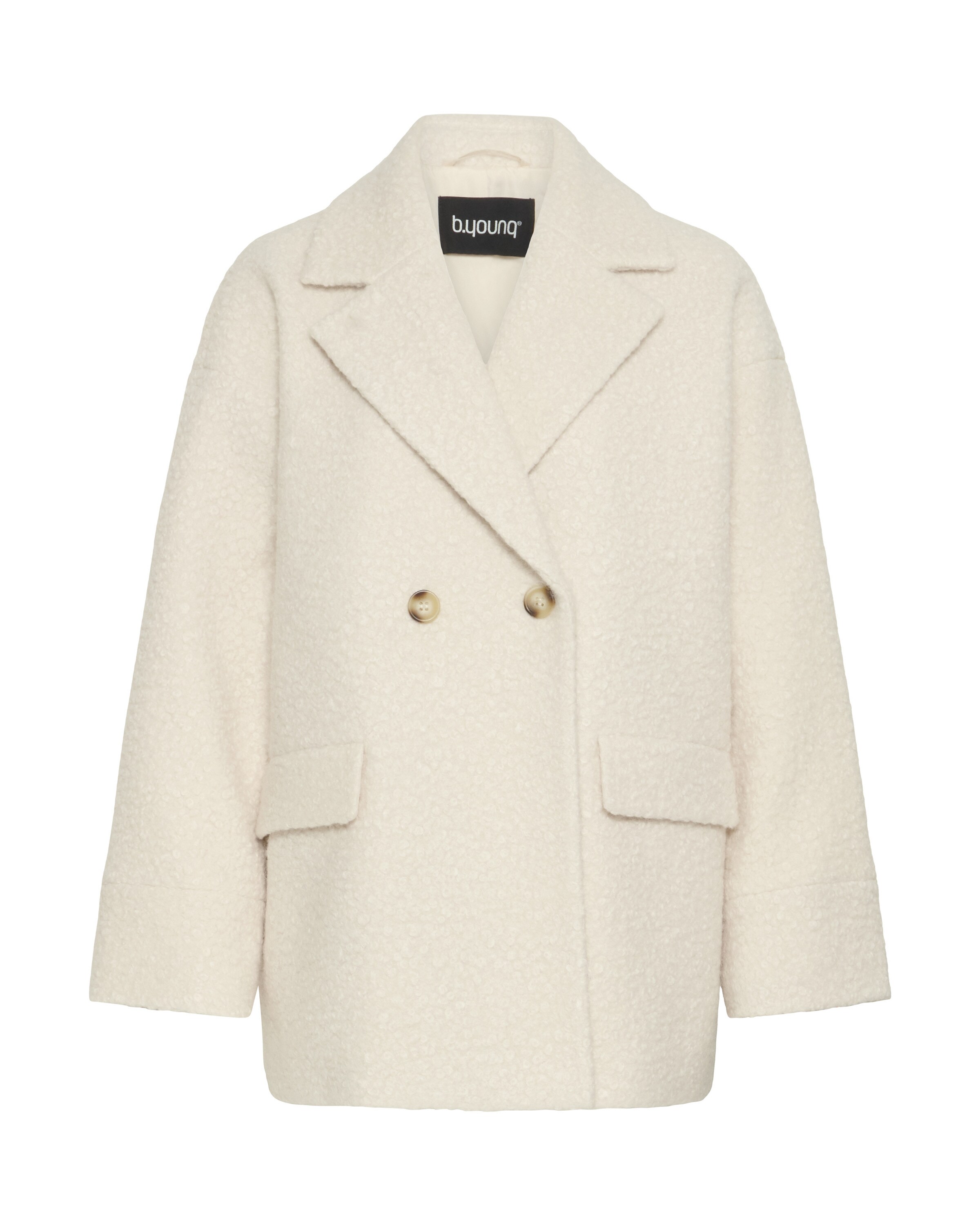 b.young Between-Seasons Coat 'BYANOTA' in Beige: front