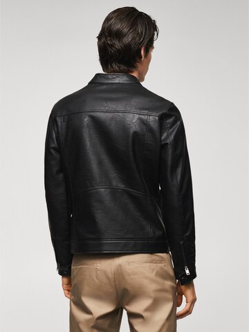 MANGO MANPrijelazna jakna 'BRAKE' - crna boja
