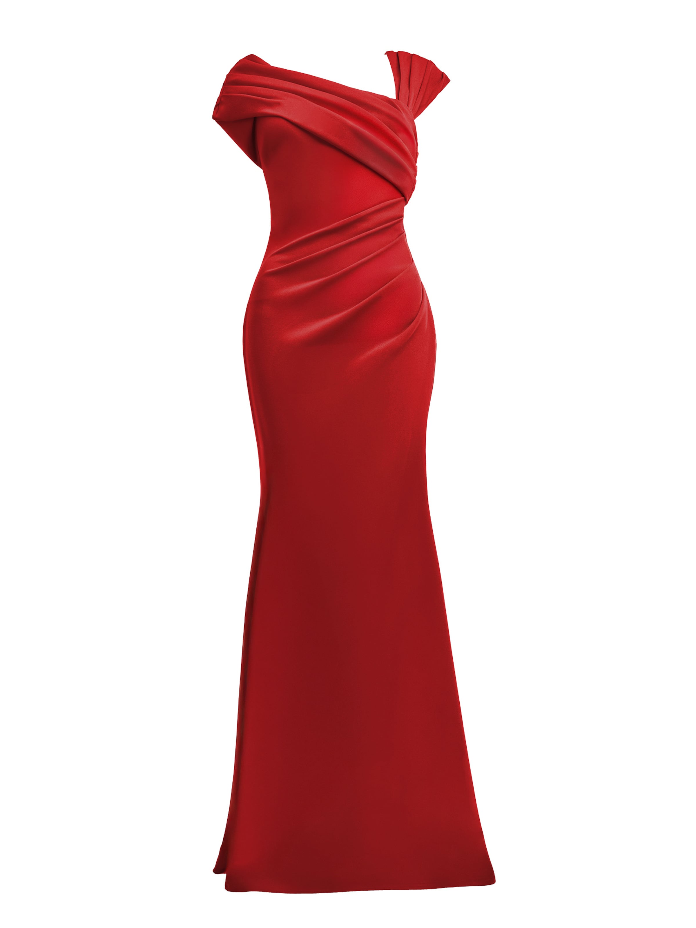 GODDIVA Maxikleid in Rot: Vorderseite