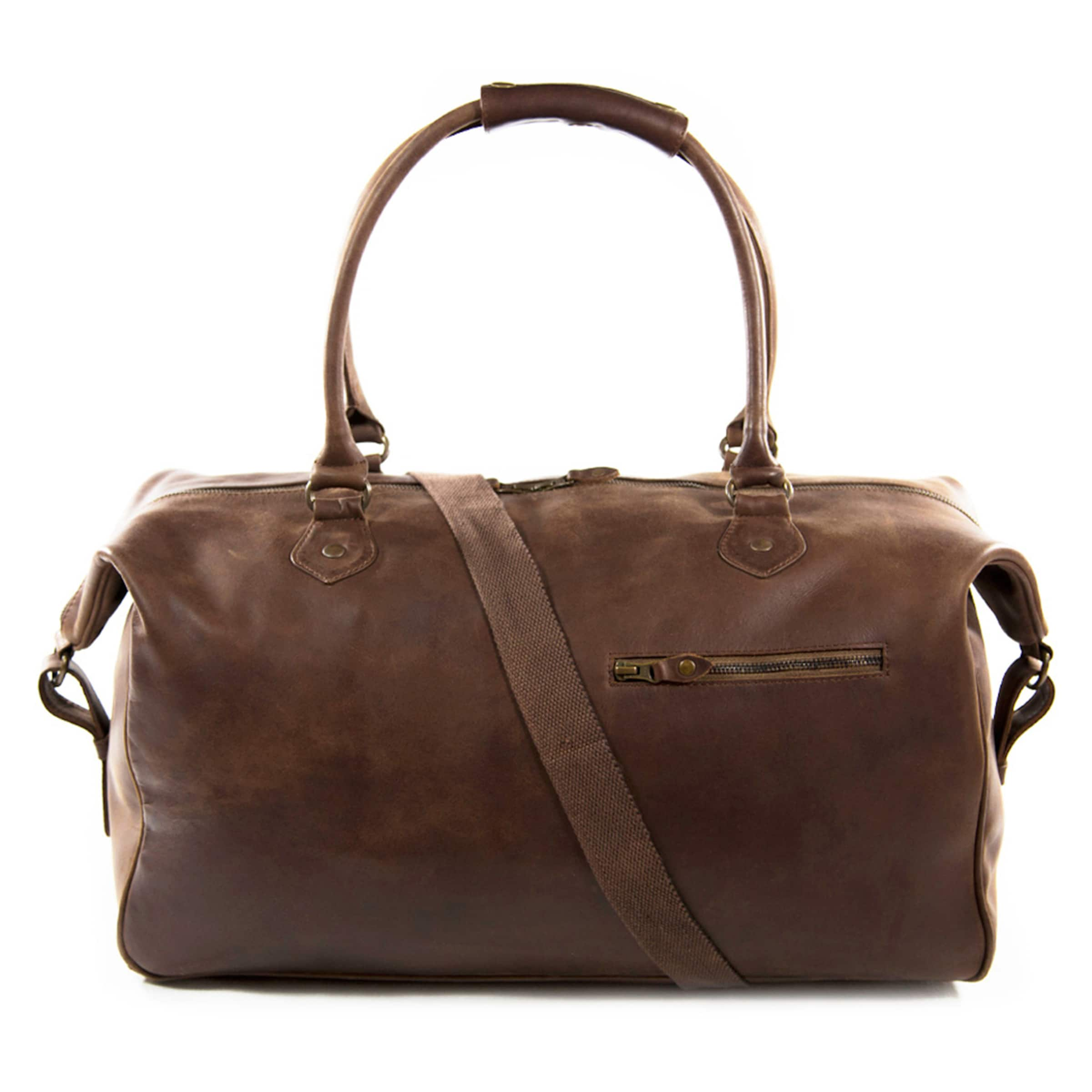 Buckle Seam Travel Bag Linwood in Brown ABOUT YOU