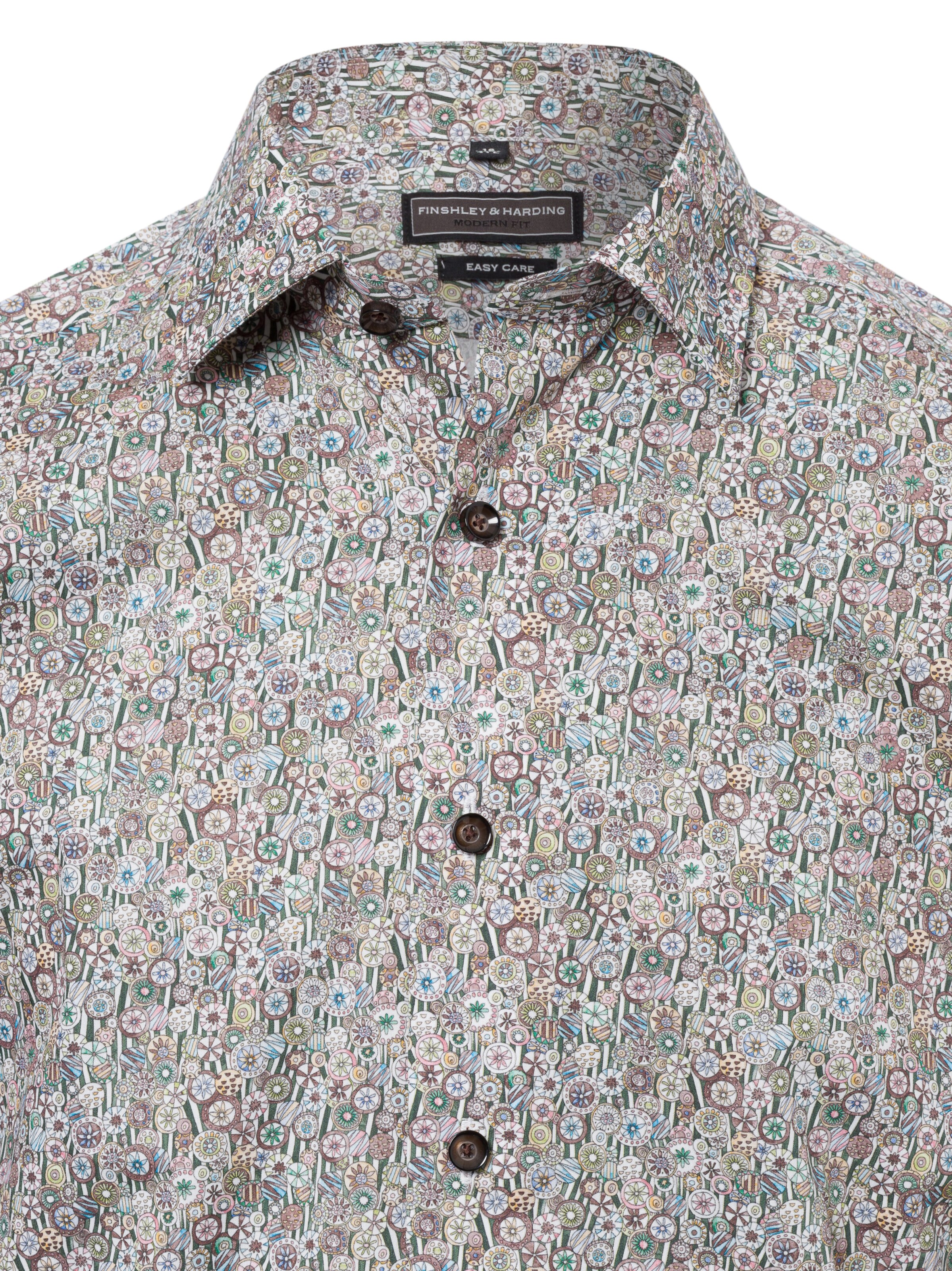 Finshley & Harding Regular fit Business shirt in Blue