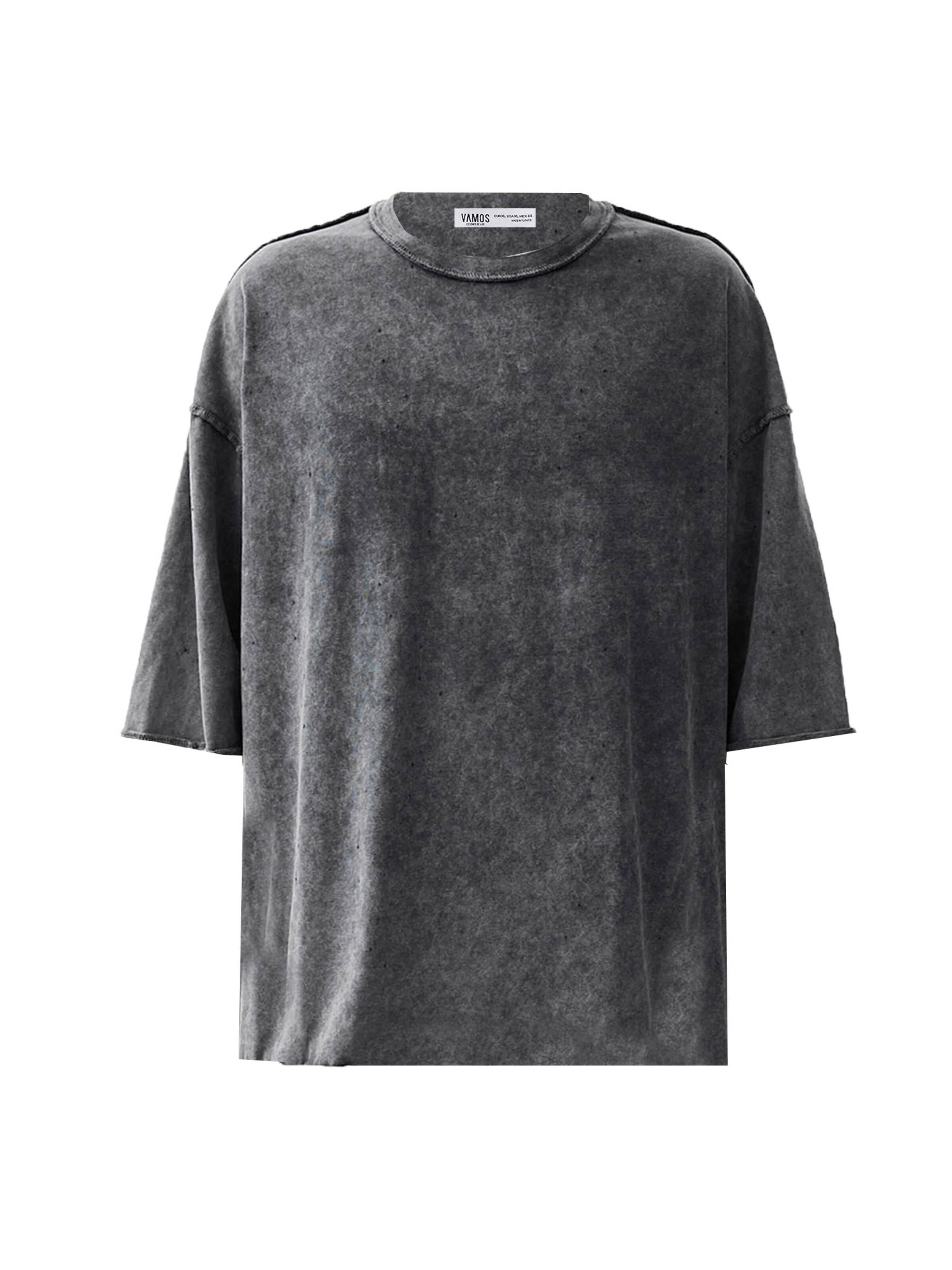 pelēks VAMOS CLO T-Krekls: no priekšpuses