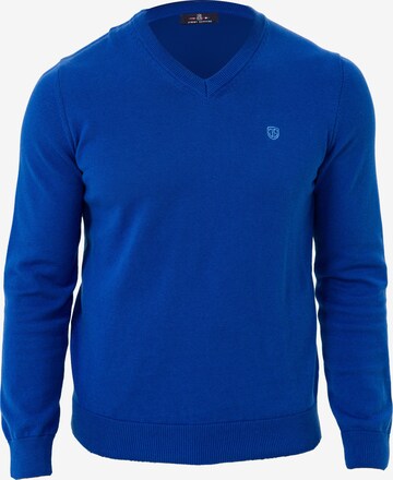 Pullover di Jimmy Sanders in blu: frontale