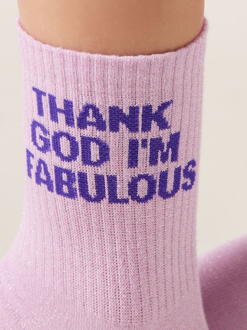 CALZEDONIA Socks in Pink