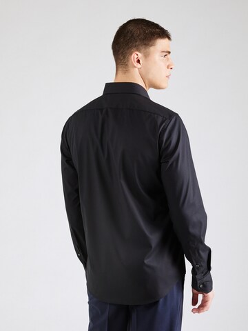 Coupe regular Chemise 'Joe' BOSS en noir