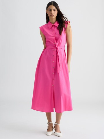 Abito camicia di Liu Jo in rosa: frontale