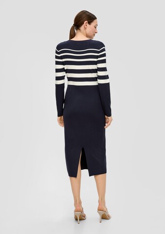 s.Oliver BLACK LABEL Knitted dress in Blue