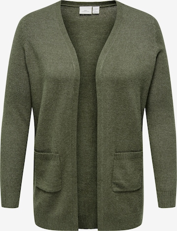 ONLY Carmakoma Knit Cardigan 'Esly' in Green: front