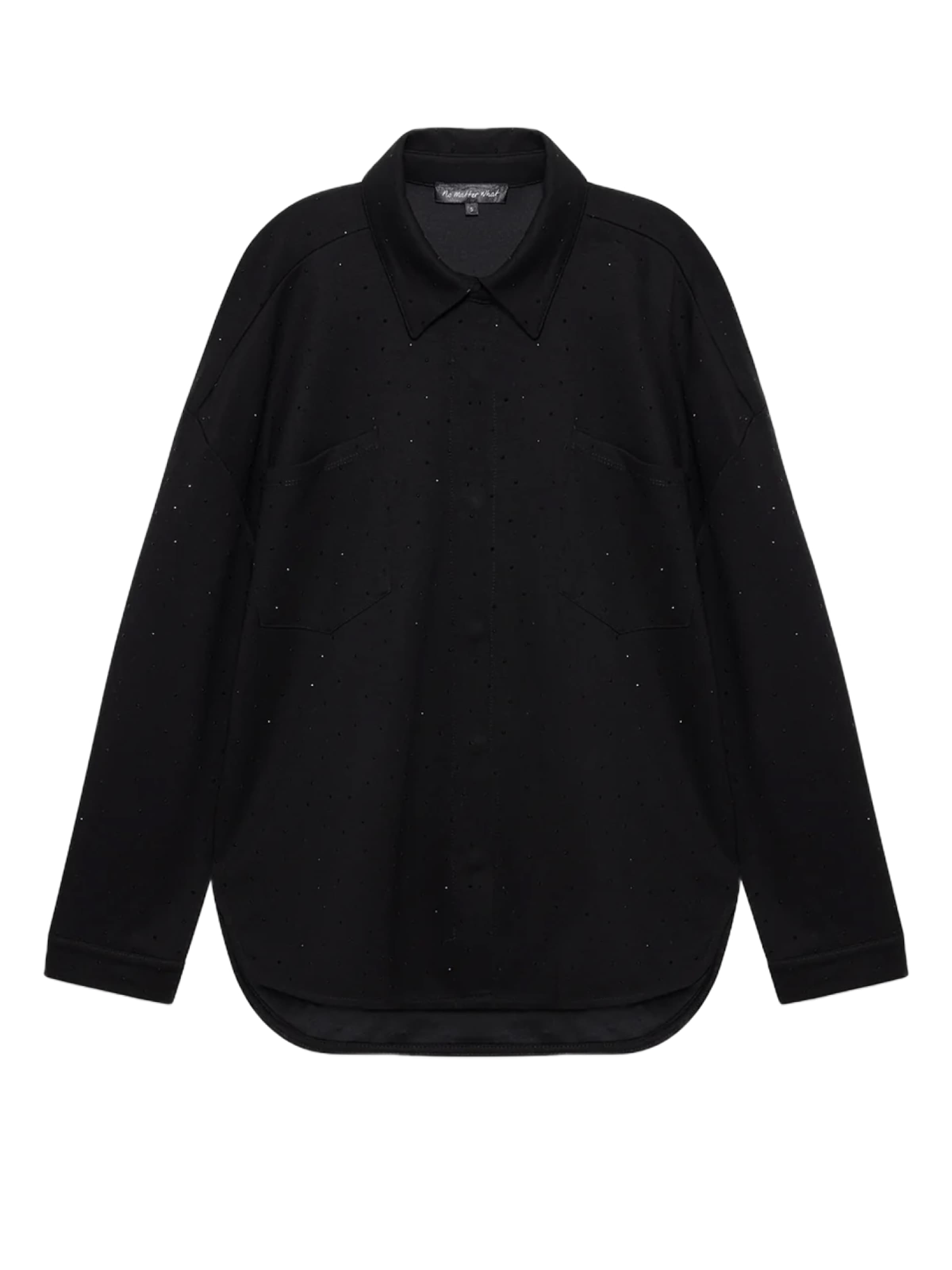 No Matter What Bluse in Schwarz: Vorderseite