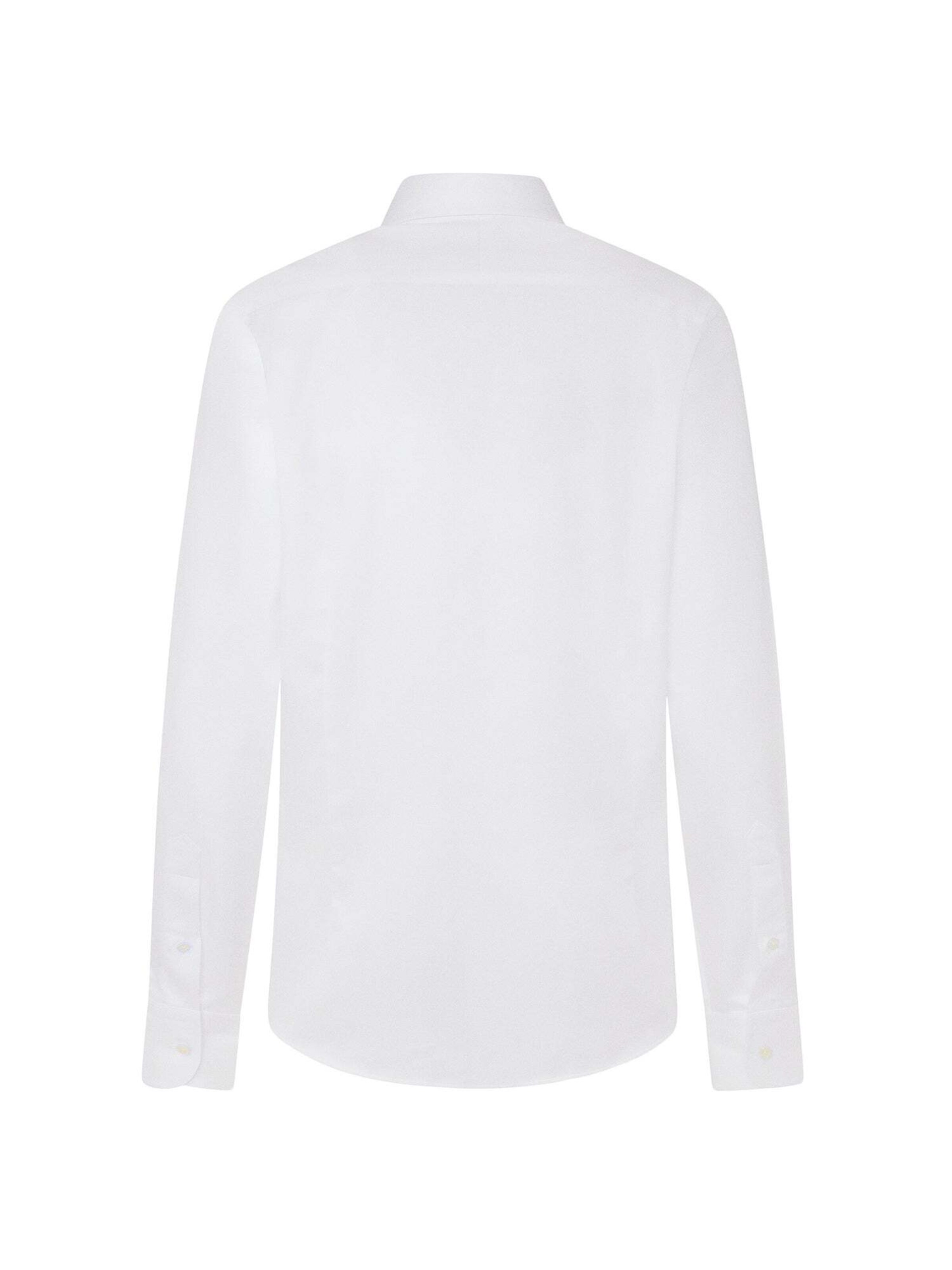 Hackett London Slim Fit Hemd in Weiß