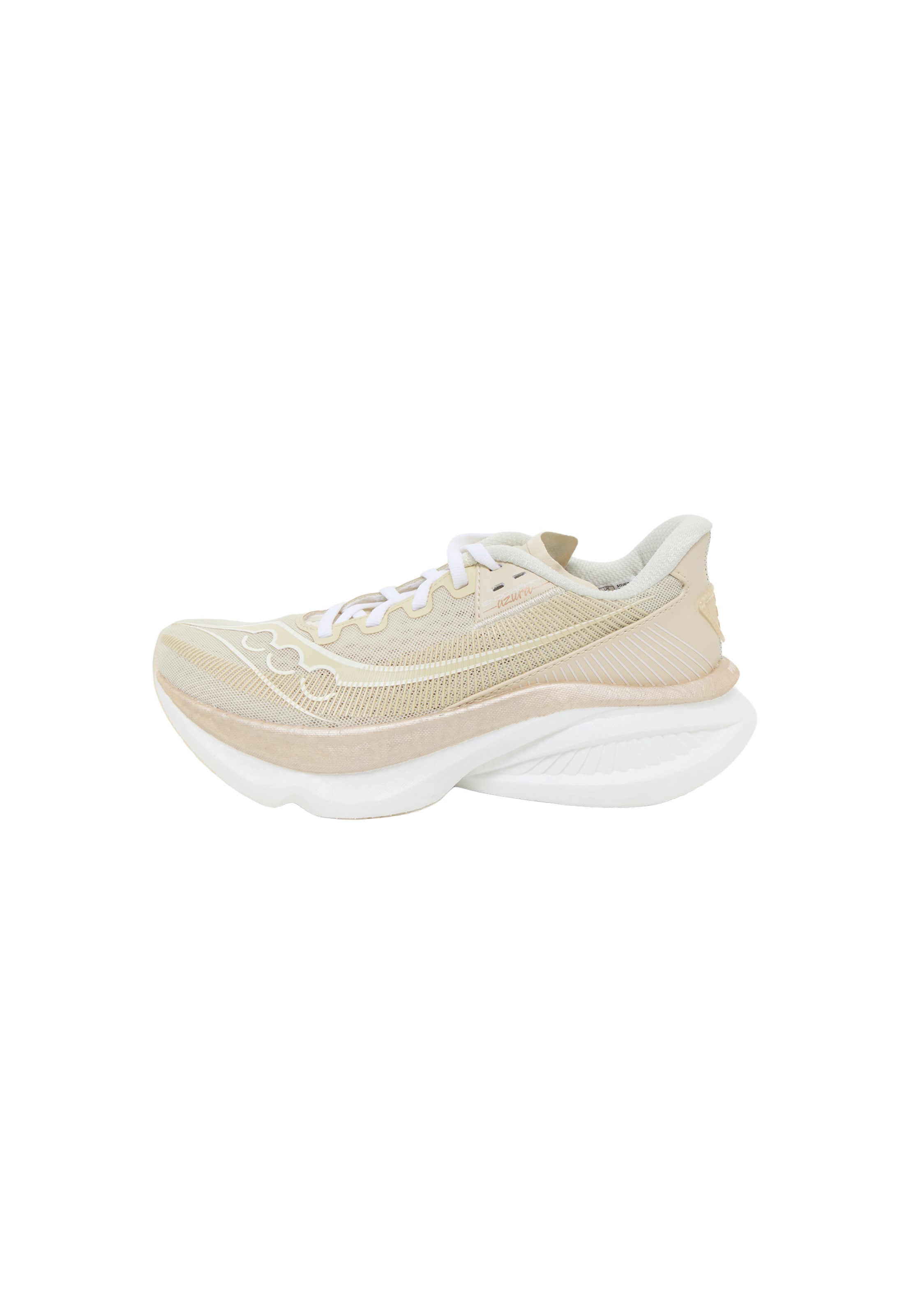 Chaussure de course 'ENDORPHIN AZURA' saucony en beige : devant