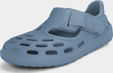 Claquettes / Tongs IGOR en bleu : devant