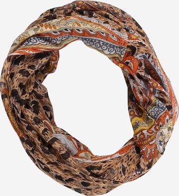 CODELLO Loop scarf 'SAFARI GUIDE' in Beige: front