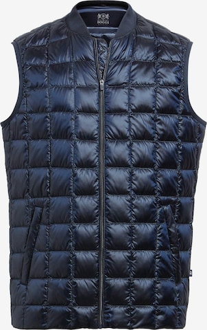 Boggi Milano Bodywarmer in Blauw: voorkant