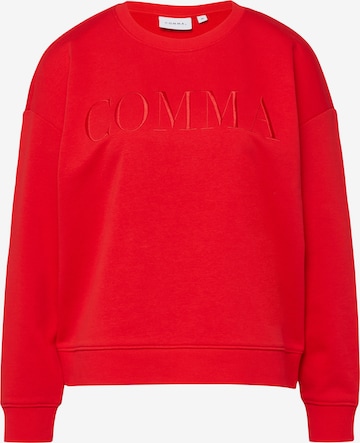 COMMA Sweatshirt in Red: front