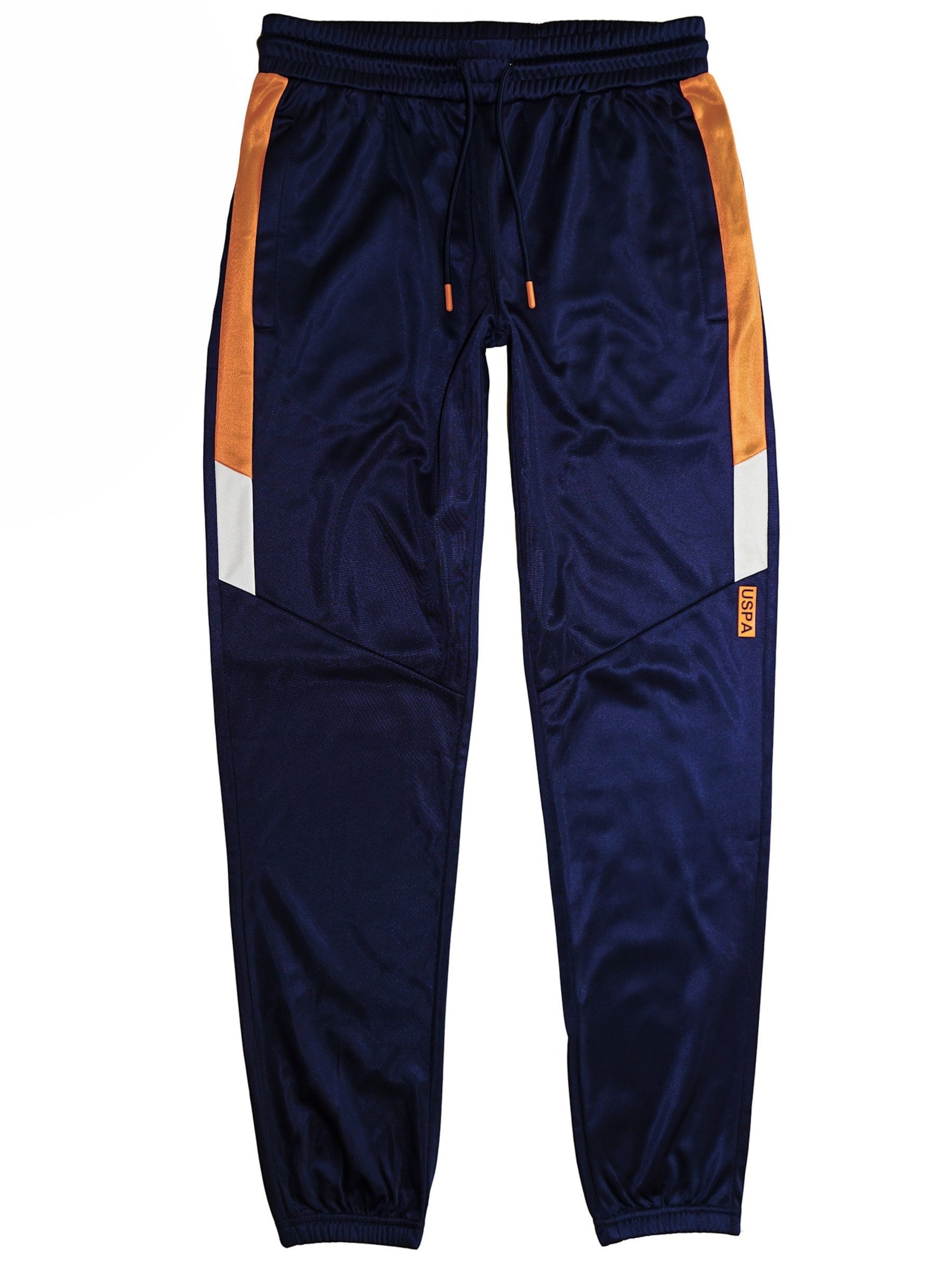 Regular Pantalon de sport U.S. POLO ASSN. en bleu : devant