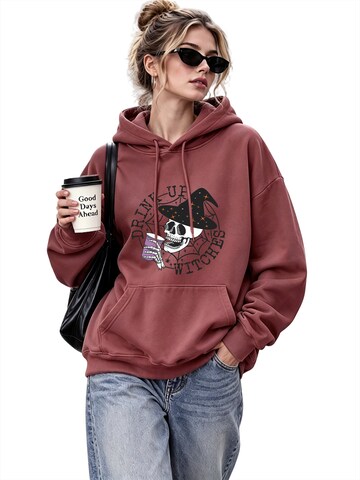 GORHEY Sweatshirt in Rood: voorkant