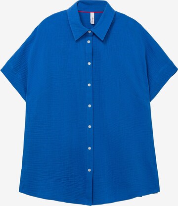 SHEEGO Blouse in Blue: front