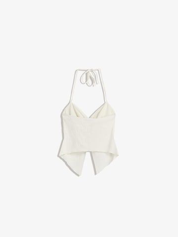 Haut Bershka en blanc