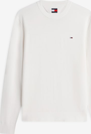 Tommy Jeans Pulover 'Tommy Flag Slim' veličine XS u bijela, Pregled proizvoda