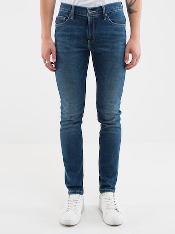 BIG STAR Slimfit Jeans 'JEFFRAY' in Blauw: voorkant