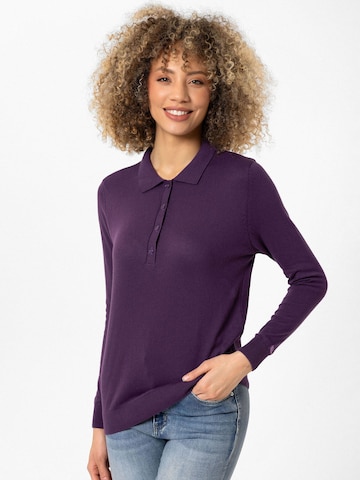 Williot Sweater in Purple: front