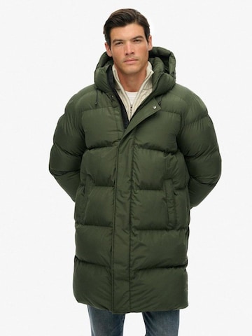 Superdry Winter Coat in Green