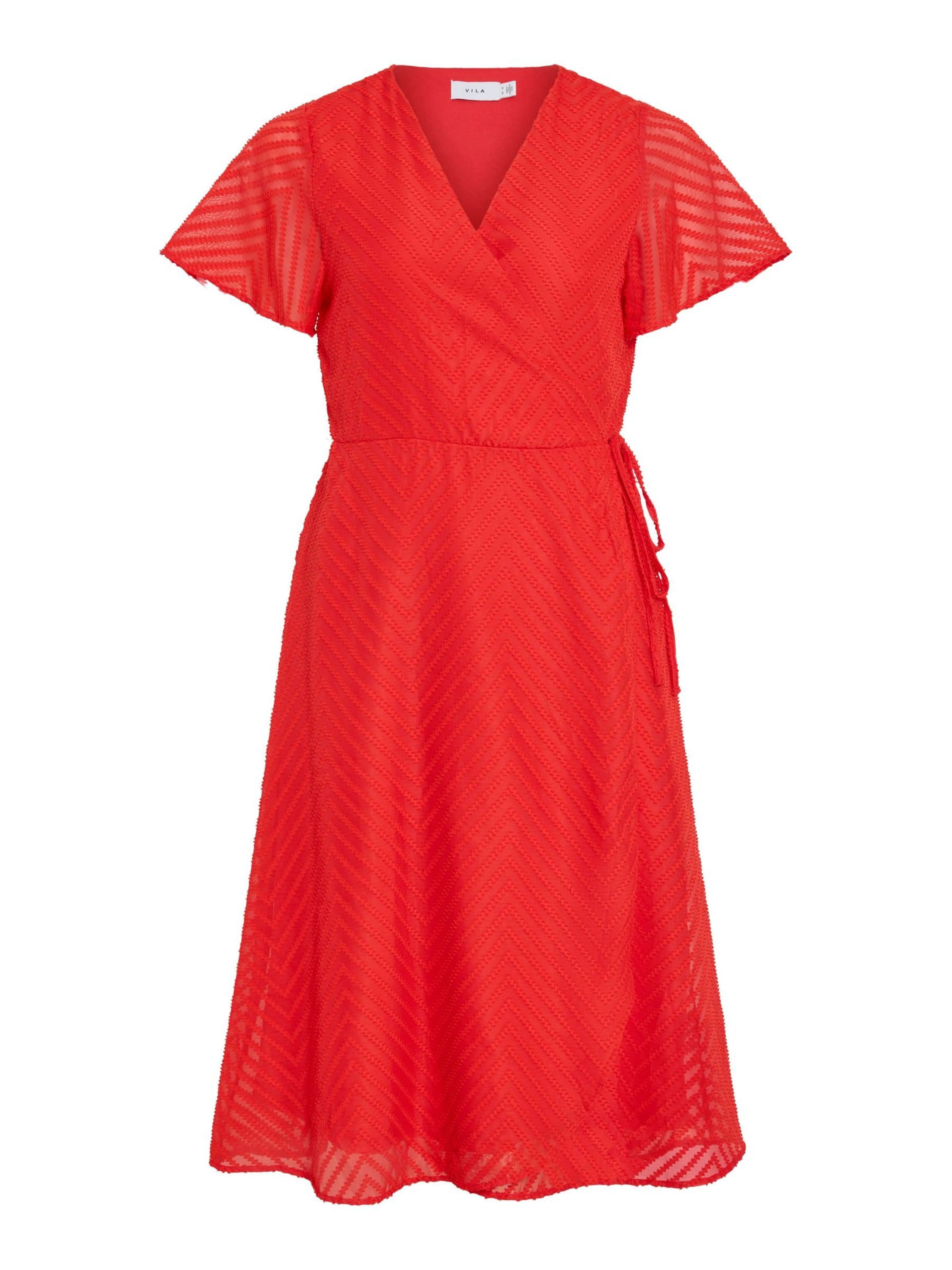 Abito di VILA in rosso: frontale