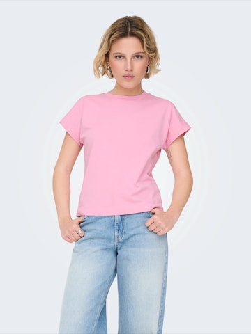 rožinė ONLY Marškinėliai 'ONLERICA': priekis
