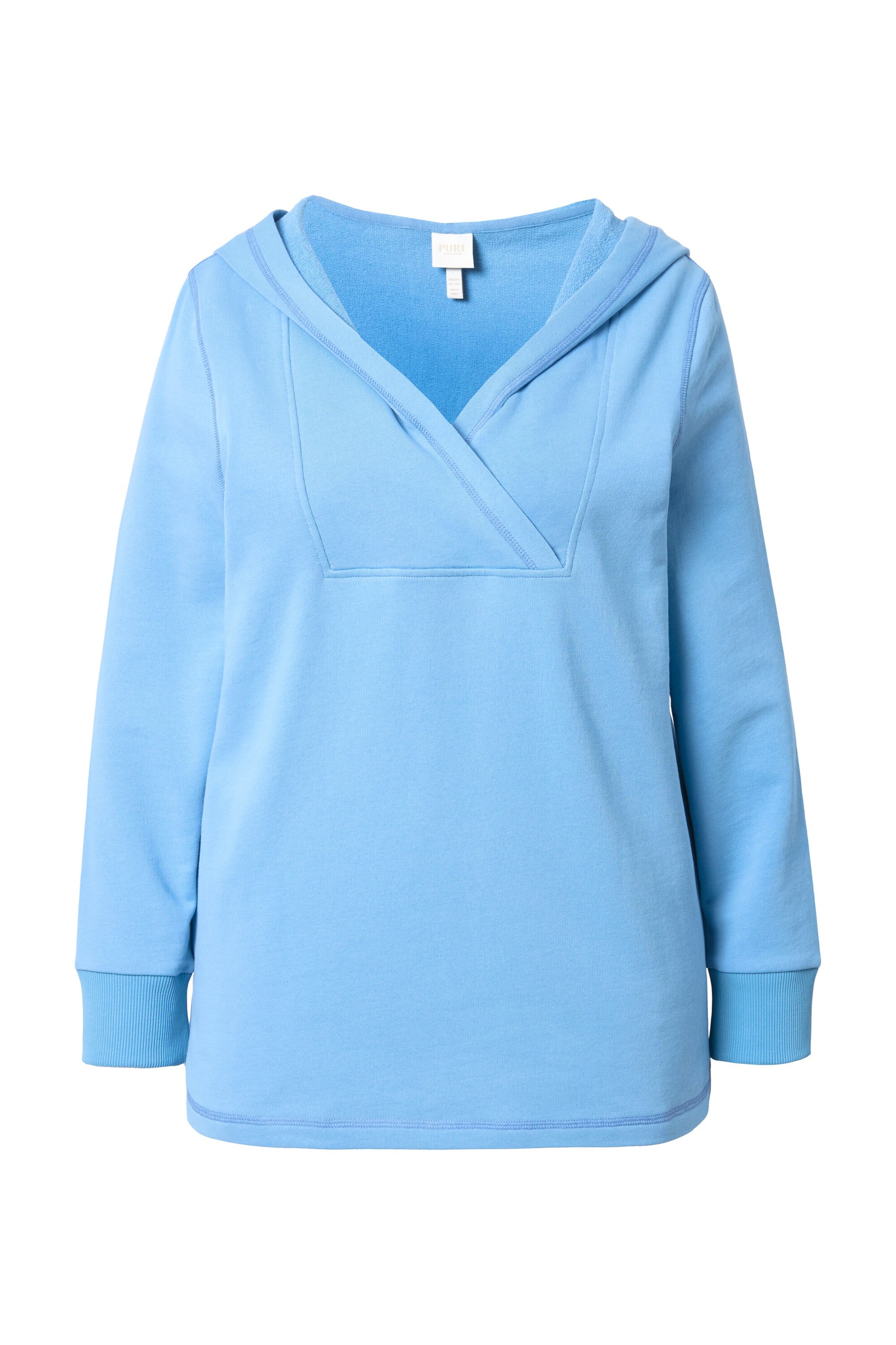 Ulla Popken Sweatshirt in Blau: Vorderseite