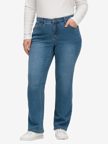 SHEEGO Boot cut Jeans in Blue: front
