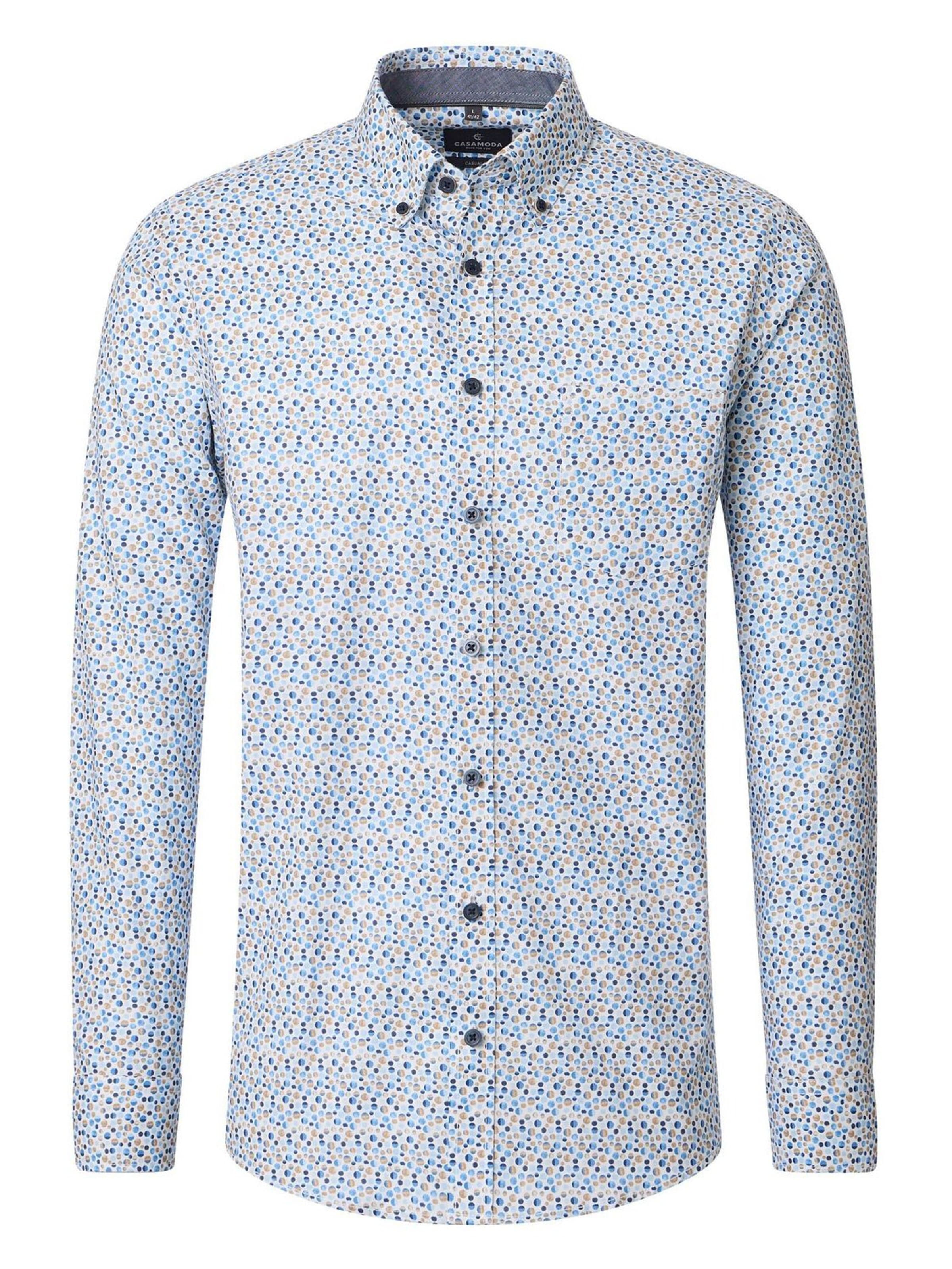 CASA MODA Regular fit Overhemd in Blauw: voorkant