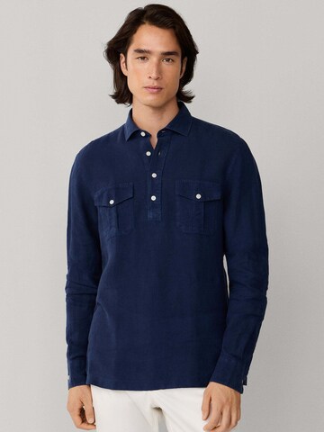 Coupe regular Chemise 'Heritage' Hackett London en bleu : devant