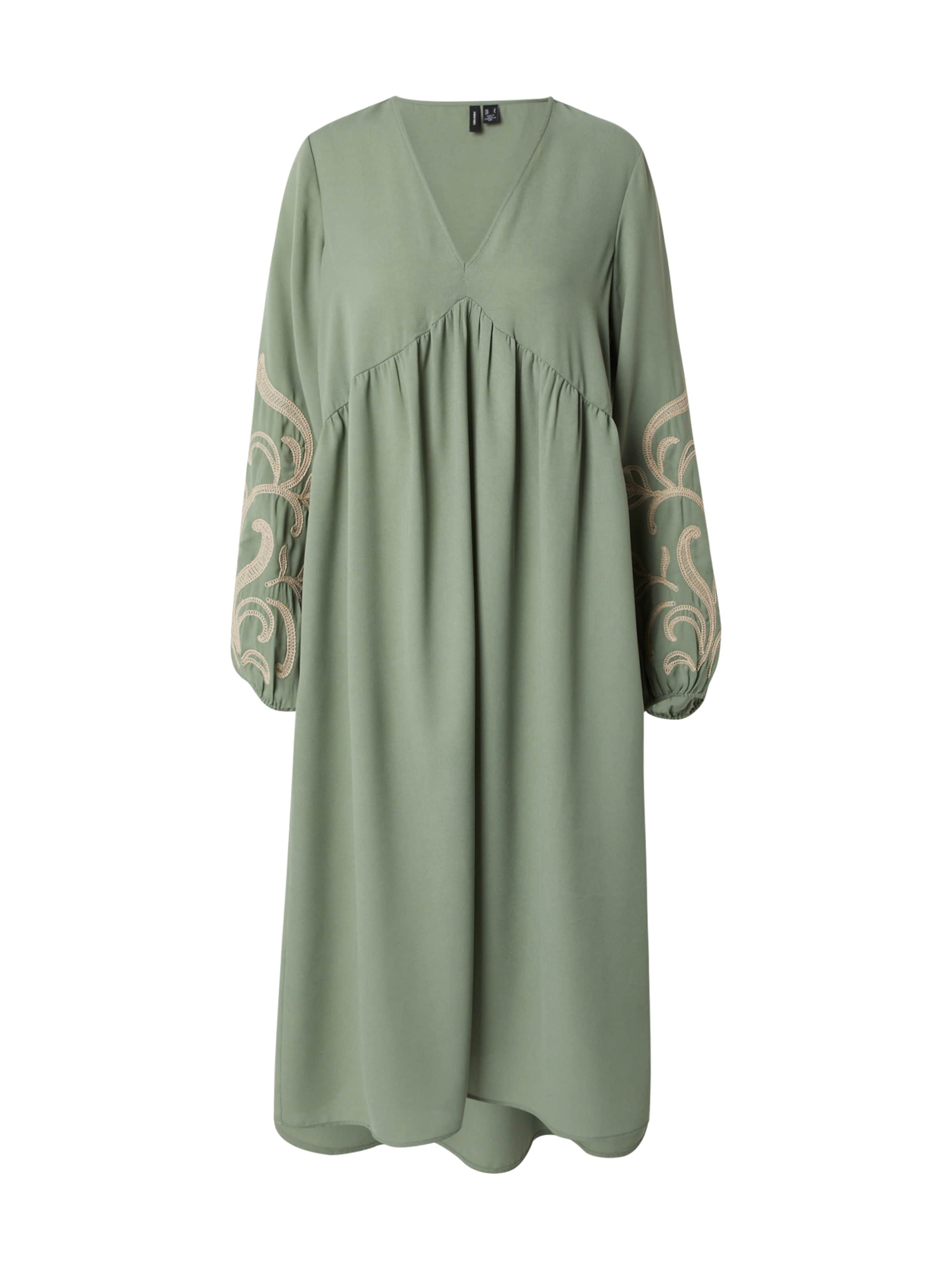 VERO MODA Kleid 'NORA' in Grün: Vorderseite