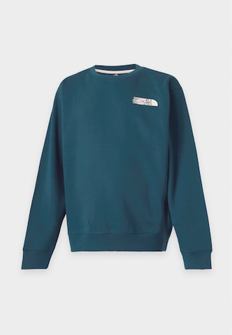 THE NORTH FACE Sweatshirt 'RETRO TRAIL' in Groen: voorkant
