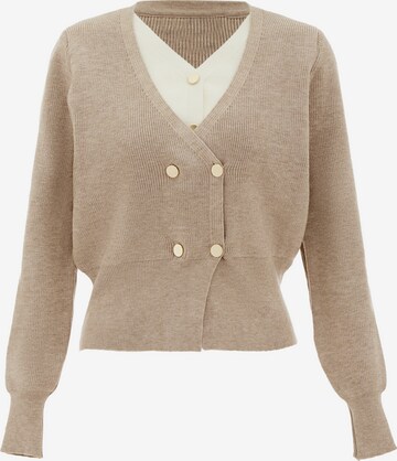 NAEMI Sweater in Beige: front