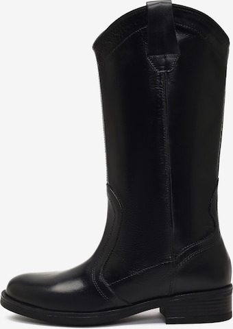 Derimod Booties in Black: front