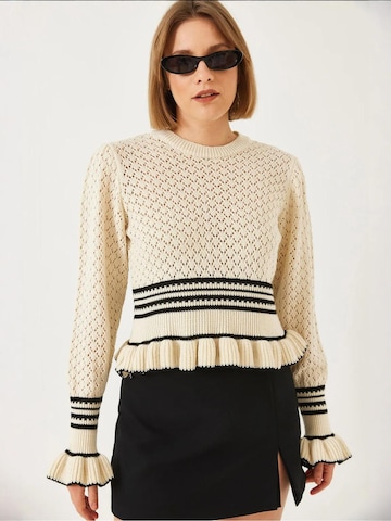 Pullover 'Pullover' di Bianco Lucci in beige