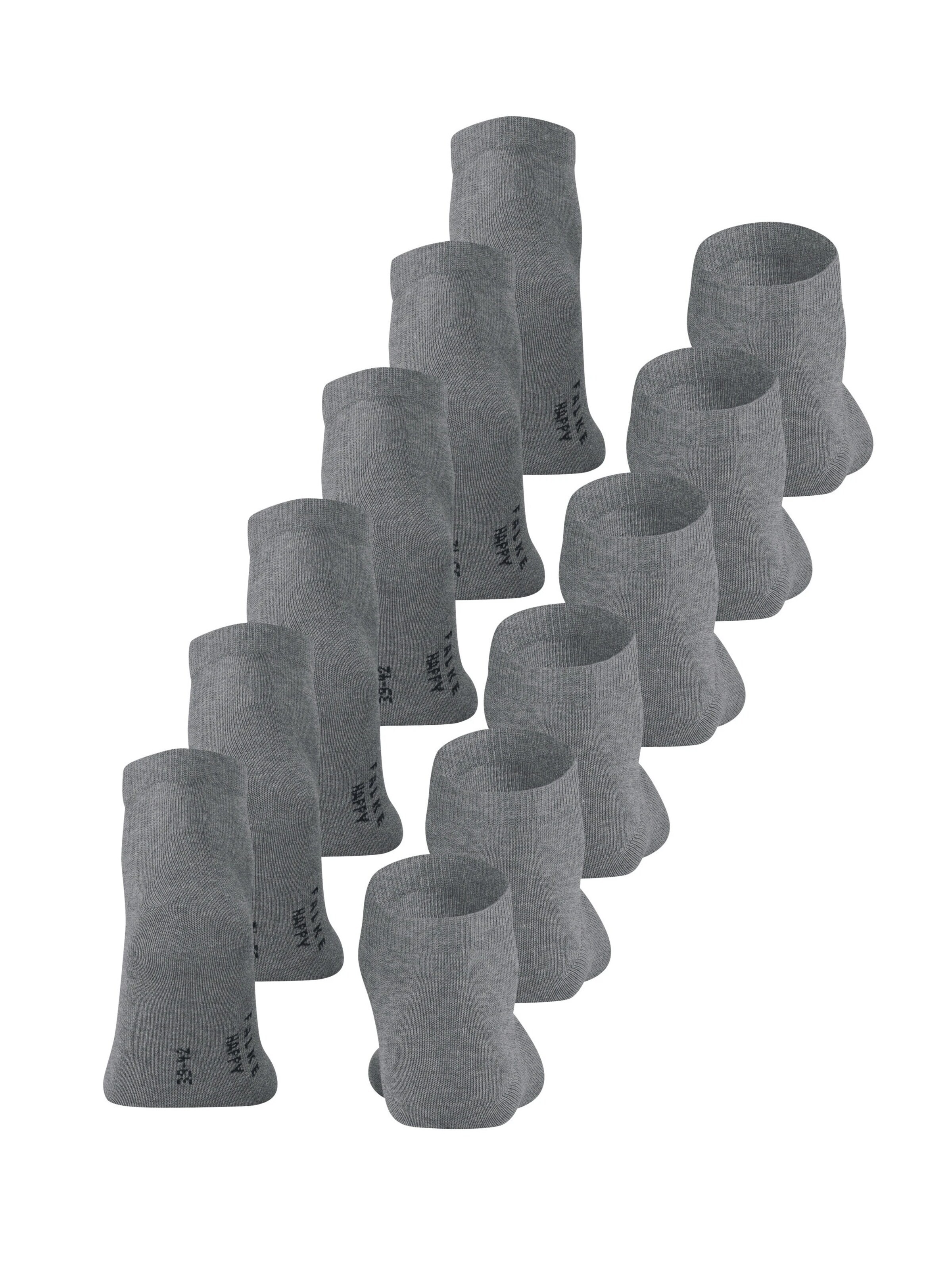 FALKE Socks 'Happy 6-Pack' in Grey