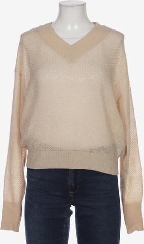 Lost Ink Pullover M in Beige: predná strana