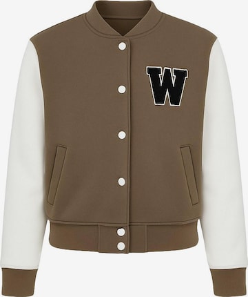 Veste mi-saison For You Moda en marron : devant