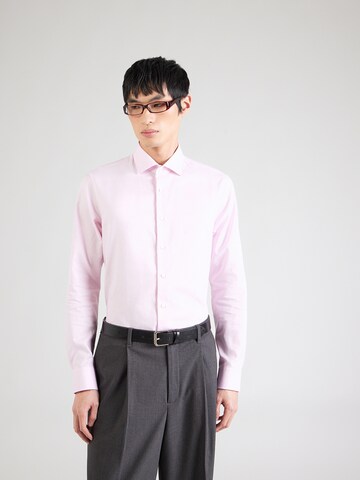 Michael KorsSlim Fit Poslovna košulja - roza boja: prednji dio