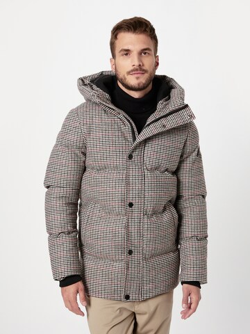 INDICODE JEANS Jacke 'Covert' in Schwarz: Vorderseite