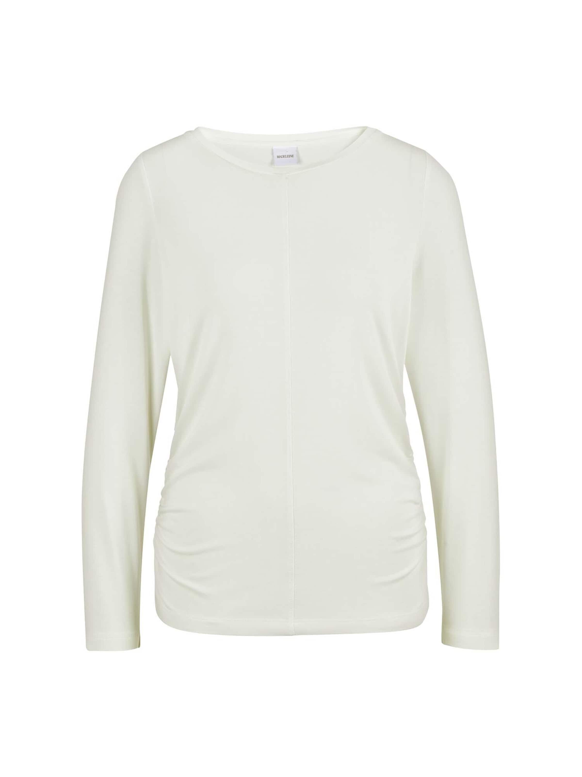 T-shirt MADELEINE en blanc : devant