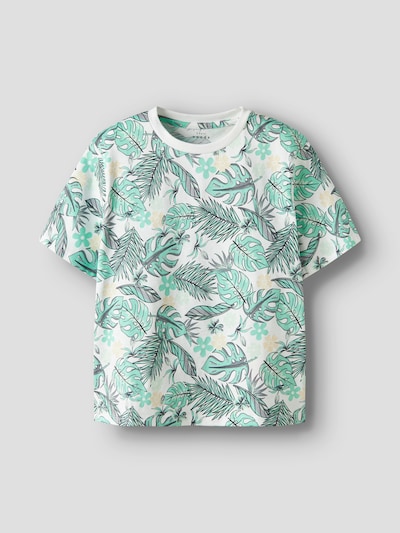 NAME IT Tričko 'NKMVALMAS' - tyrkysová / tmavozelená / oranžová / biela, Produkt