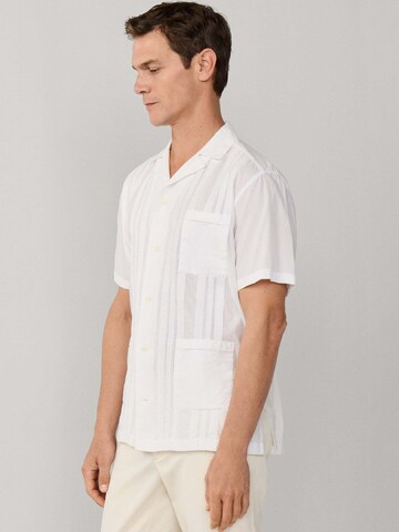 Hackett London Slim fit Overhemd 'Poplin Cruise' in Wit