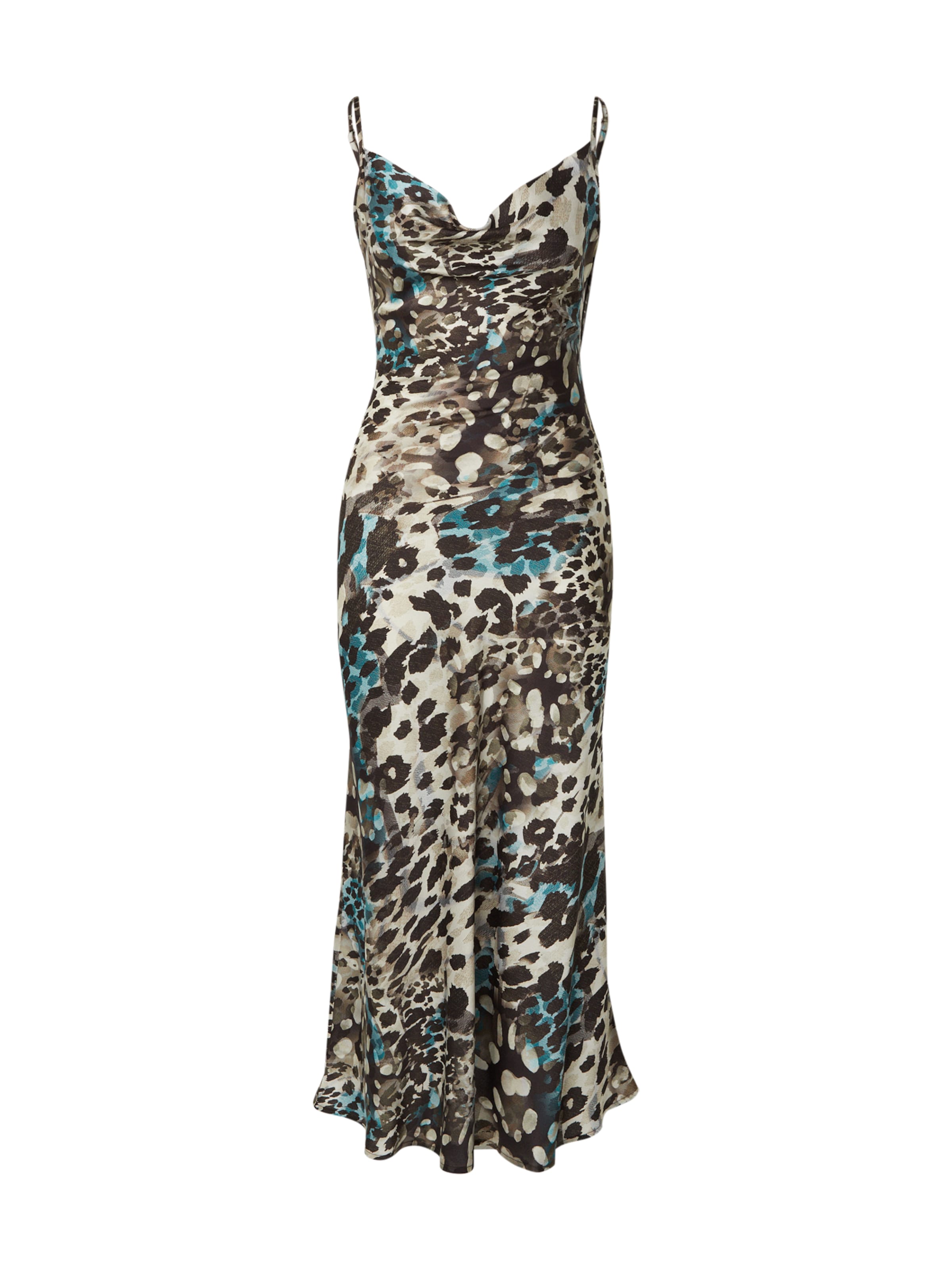 GUESS Cocktailklänning 'NEW AKILINA' i brun: framsida